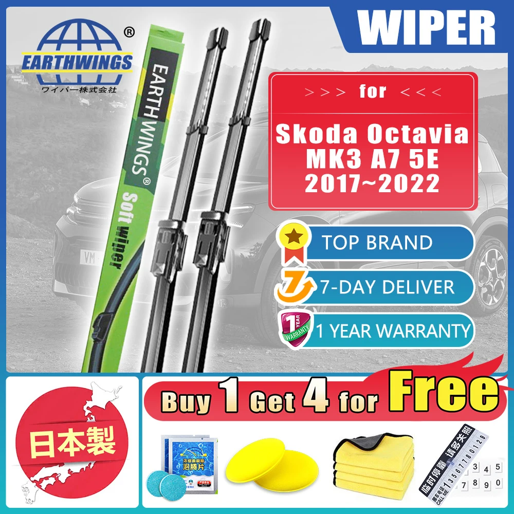 

For Citroen C5 Aircross C5Aircross 2017 2018 2019 2020 2021 2022 Car Front Wiper Blade Brushes Windscreen Windshield Accessories
