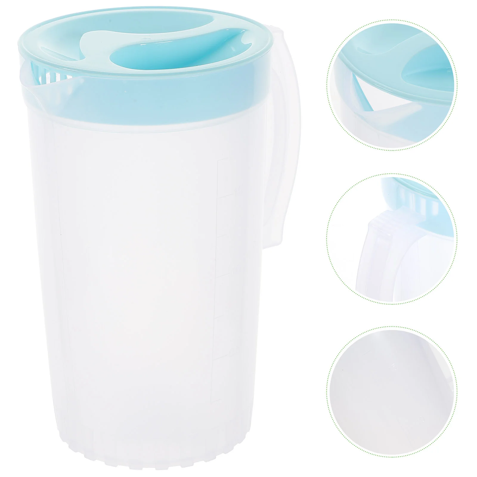 

Water Pitcher Kettletea Jug Cold Beverage Teapot Resistant Heatkettles Iceiced Jarsbottle Portable Pot Plasticfridge Hot Coffee