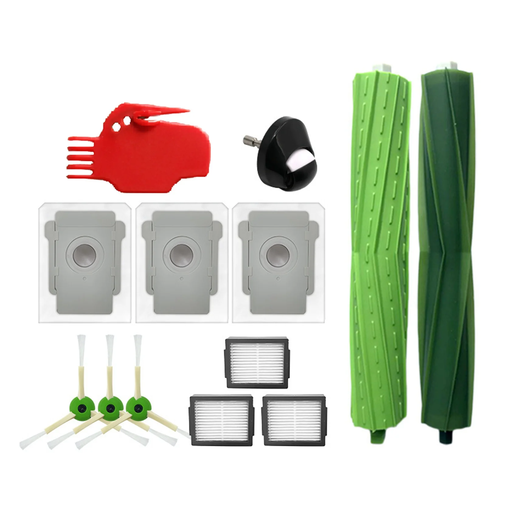 

For Irobot Roomba I7 I7+ E5 E6 I3 Sweeping Robot Replacement Parts Side Brush Main Brush HEPA Filters Accessories