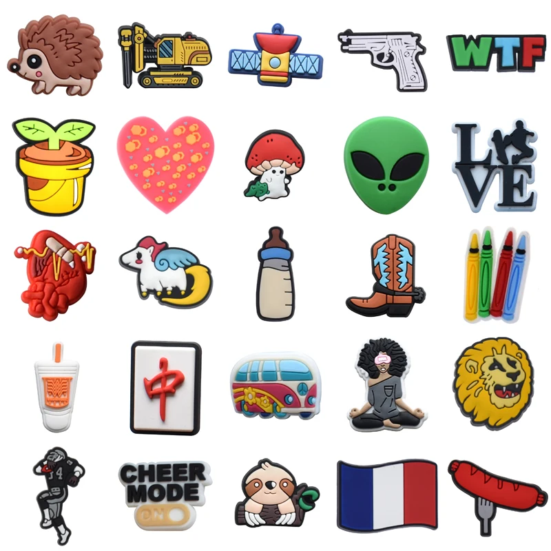 

Shoes Accessories Men Set Jeans Kids Women Charm Decorations for Crocs Boy Para Pins Packs Shoe Charms Gifts Wholesale Bulk Girl