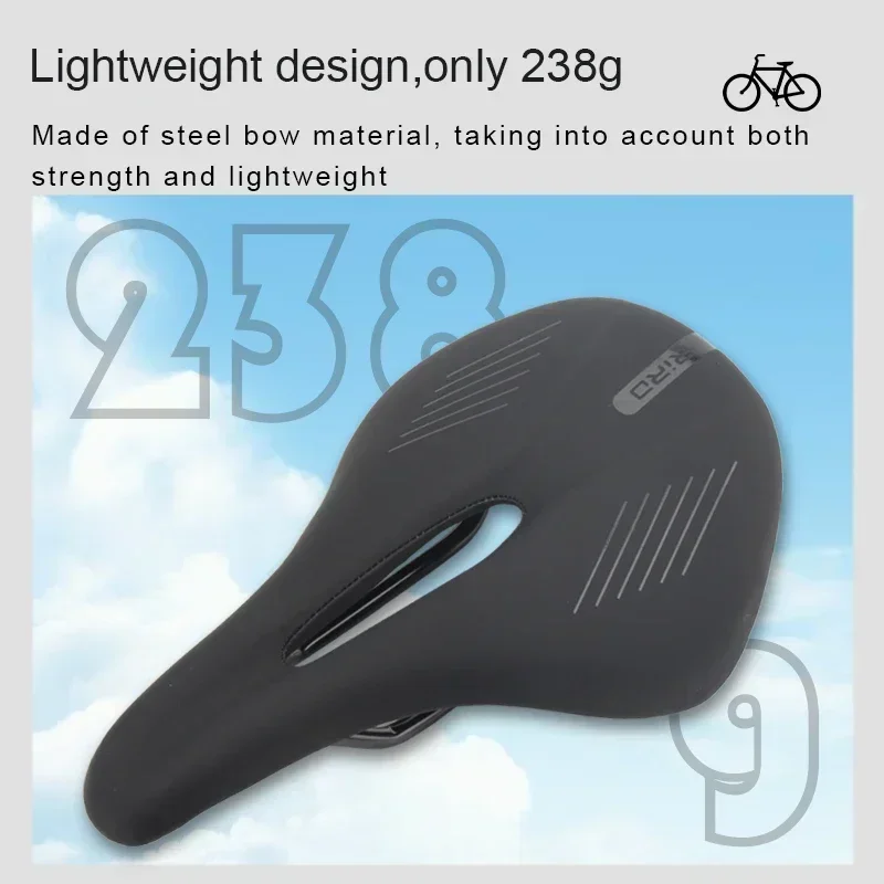 RIRO MTB мягкие стальные рельсы из ЭВА 155 мм сверхлегкое гоночное сиденье дорожный