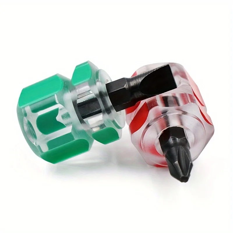 

2 мини-отвертки, многофункциональная шлицевая отвертка двойного назначения, портативная