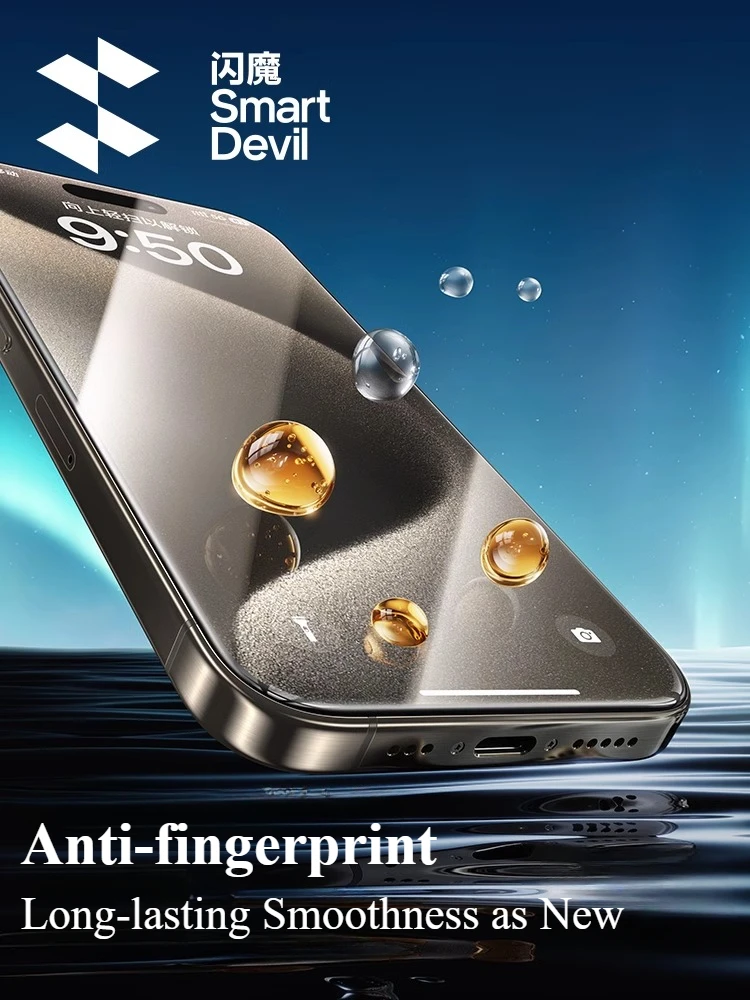 Защитная плёнка из закаленного стекла для iPhone 15 Pro Max 14 13 12