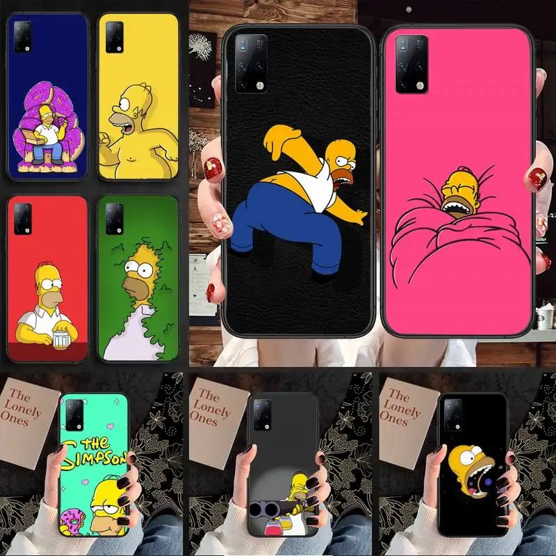 

Homer J-SImPsoN S-Simpsoning Phone Case for Samsung S6 S7 S8 S9 S10 edge plus S10 5G S20 S21 S30ultrs 5G Fundas Cover