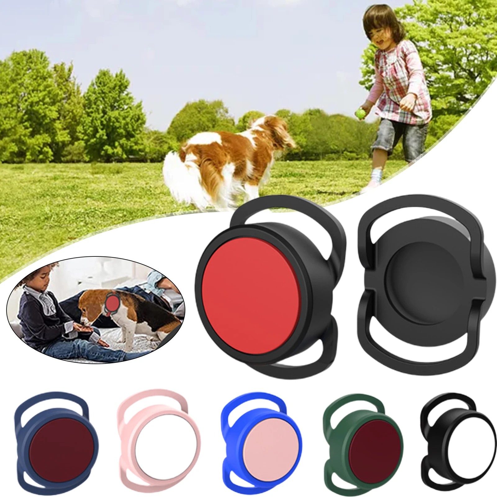 

Airtag-Compatible Flying Saucer Shape Silicone Protective Cover Accessories Fine Handfeel Stretchable Portable GRSA889