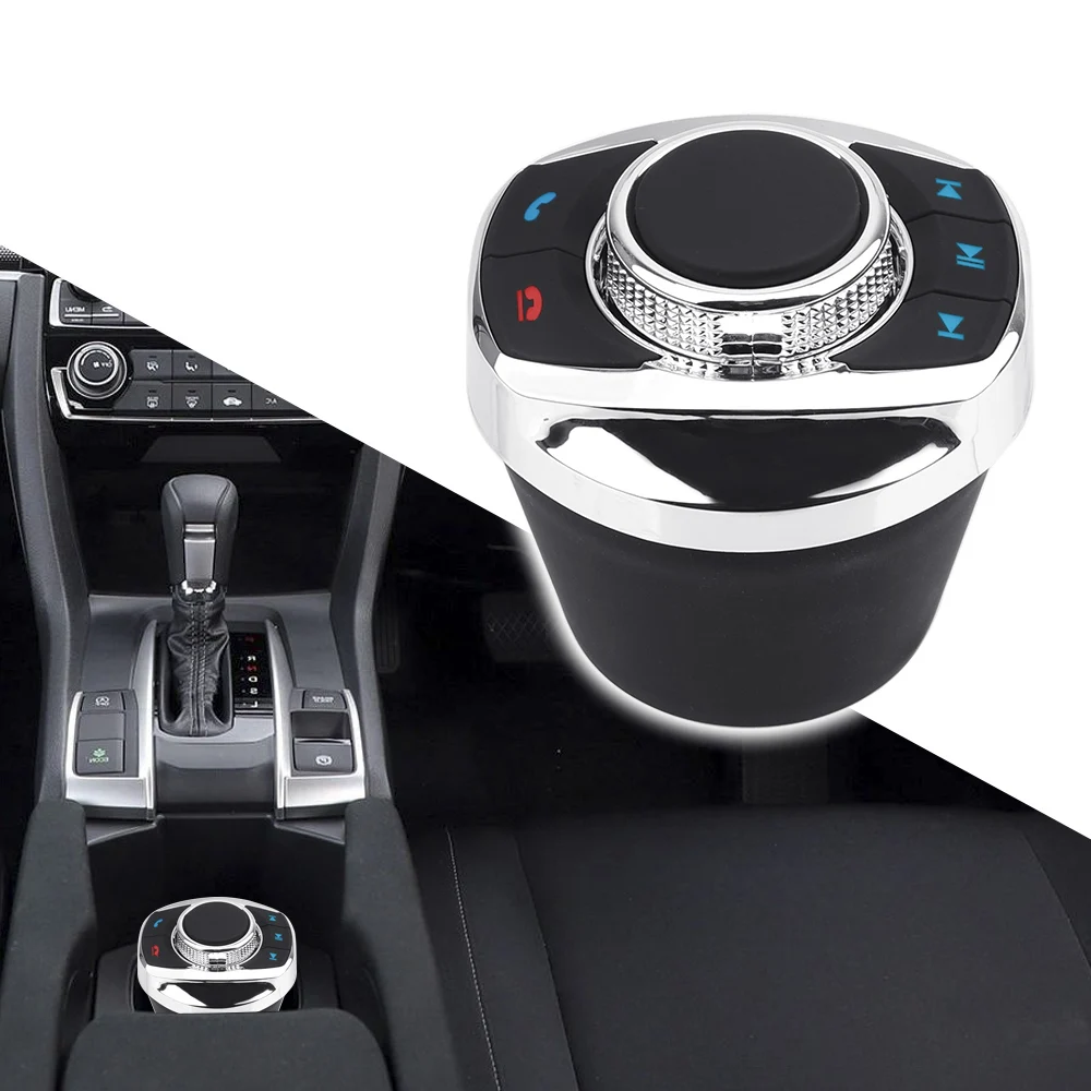 

LED Light 8 Keys For Car Android Navigation Player Car Accessories Cup Shape Car Wireless Steering Wheel Control Button