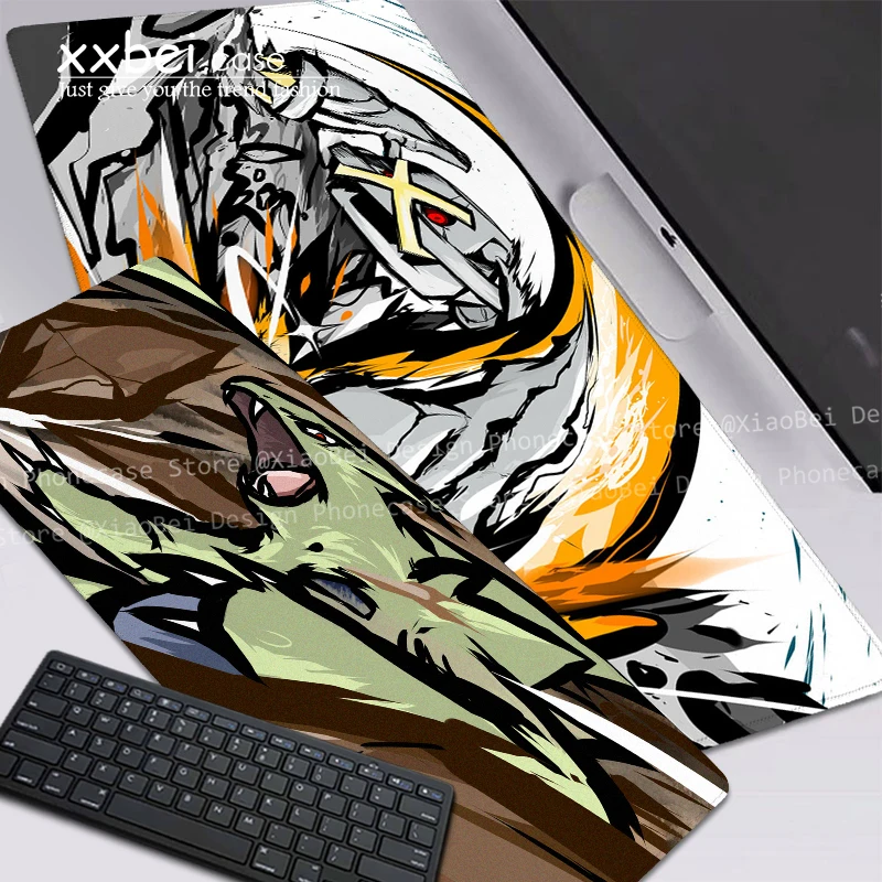 

Pokemon Tyranitar Metagross LockEdge Gaming Mouse Pad Large Office Dragonite Computer Table Desk Rubber Mat DIY Custom MousPad