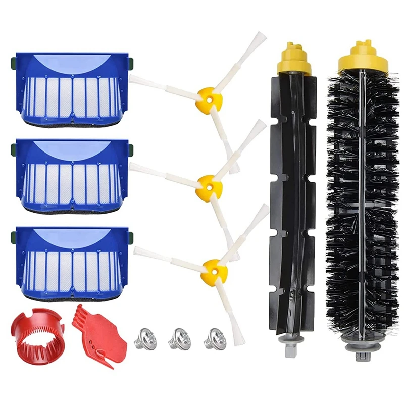 

Replacement Roller Brush Side Brush HEPA Filters Compatible For Irobot Roomba 690 595 Vacuum Cleaner Accessories