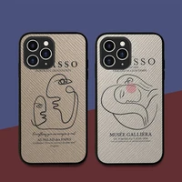 picasso abstract art painting phone case hard leather case for iphone 11 12 13 mini pro max 8 7 plus se 2020 x xr xs coque