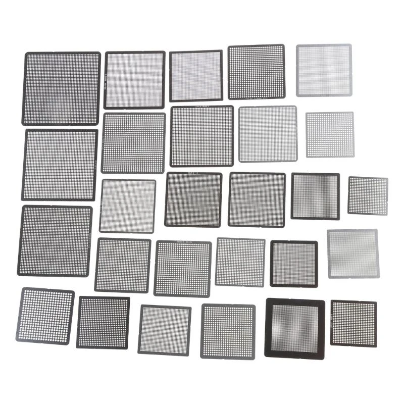 

Трафареты для пайки E9LB 27 шт.