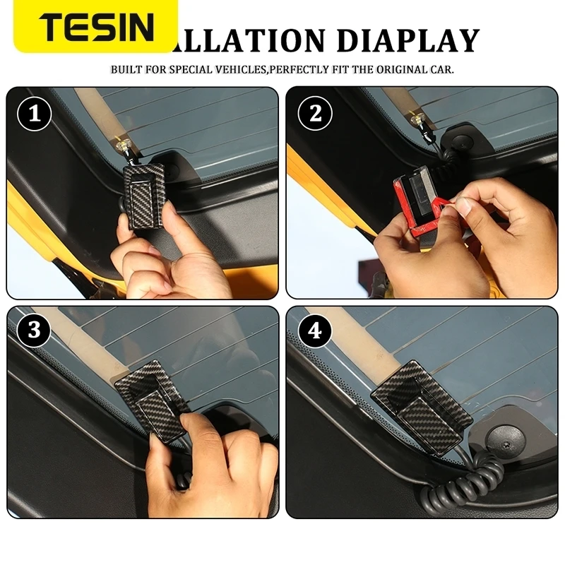 Защитный декоративный чехол для обогрева двери багажника TESIN Ford Bronco/Bronco Sport 2021 2022