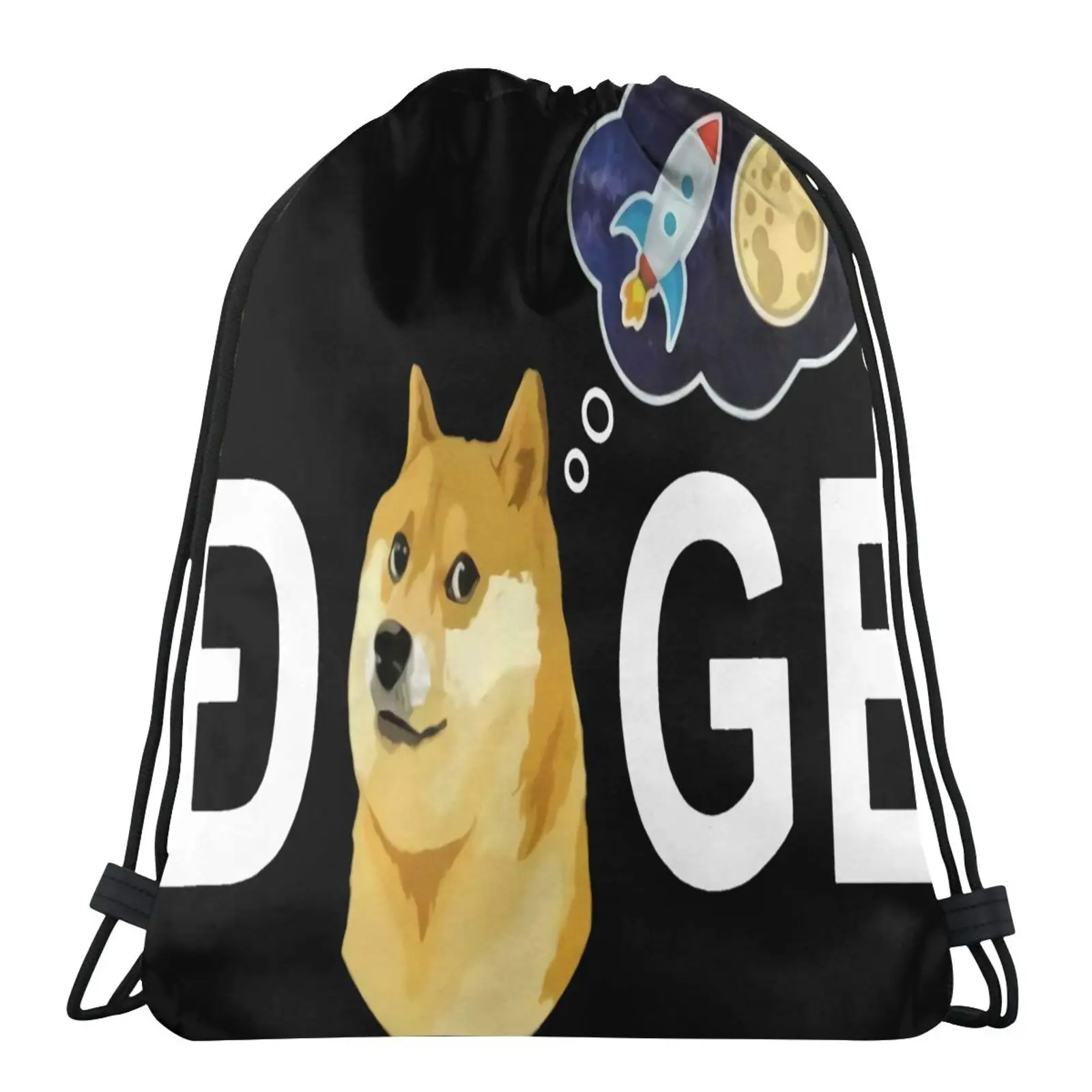 

Dogecoin Doge сумки Hodl To The Moon 1201 для мужчин, сумка с черепом, Индивидуальная сумка-тоут, сумка на шнурке, мужской рюкзак, сумка для спортзала, Детска...