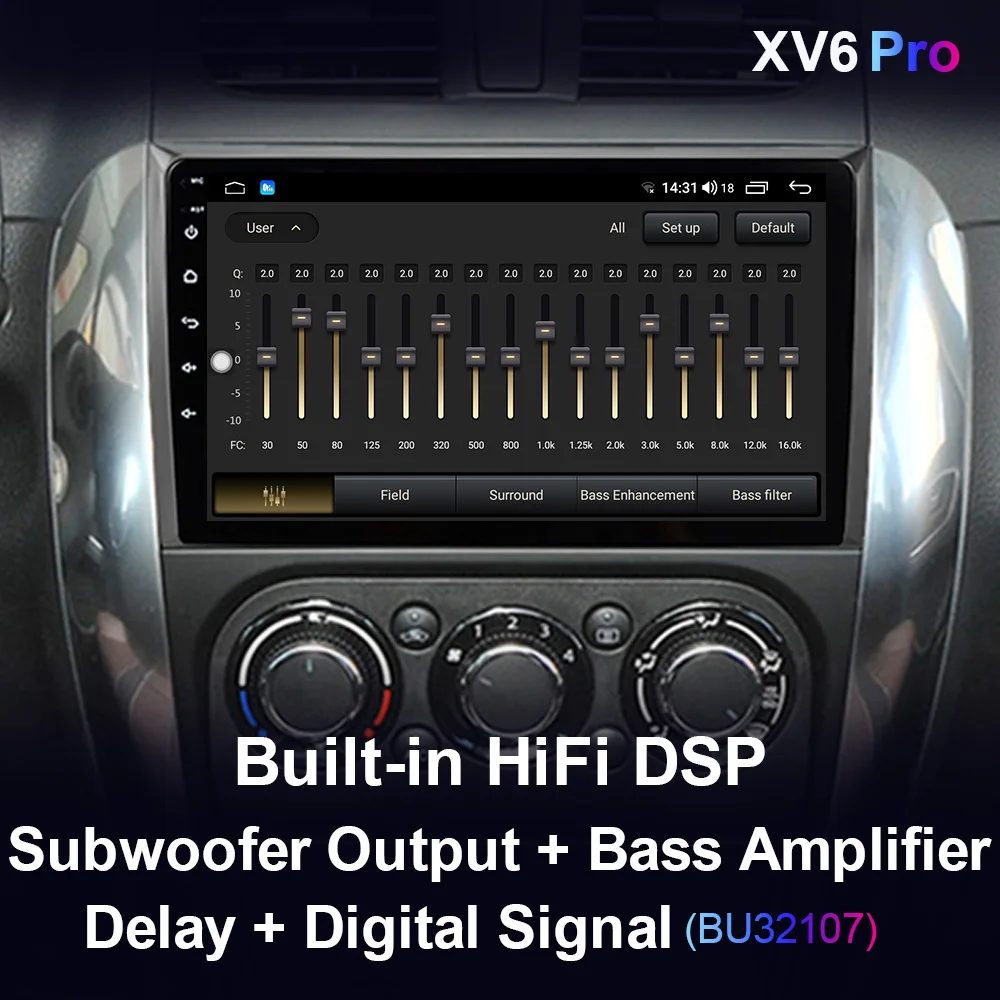 Автомагнитола XIMA XV6pro 4G Android для Suzuki SX4 2006-2013 Fiat Sedici 2005-2014 автомагнитола мультимедиа