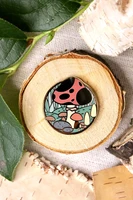 forest mushroom hard enamel pin lapel pins badge brooch jewelry accessory in stock