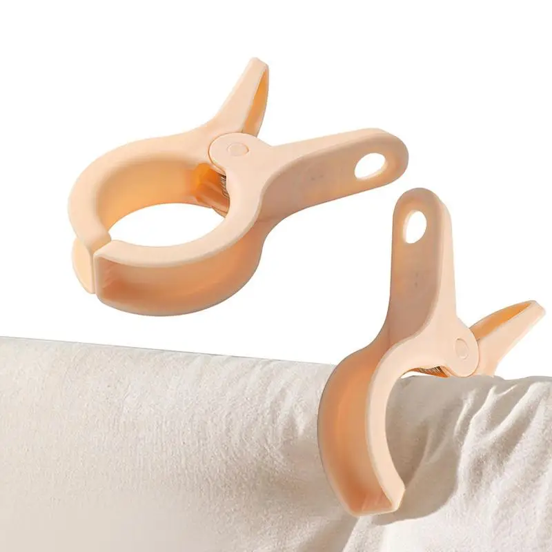 

Beach Towel Clips Clothespins 2Pcs Beach Clips Towel Clips For Beach Chair Fashion Bright Color Beach Accessories For Vacation