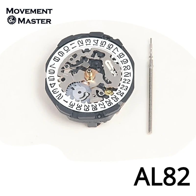 

Новый механизм AL82 AL82A, электронный кварцевый механизм, отображение даты и календаря на 3/6, 3 стрелки, часовой механизм, запасные части для ремонта