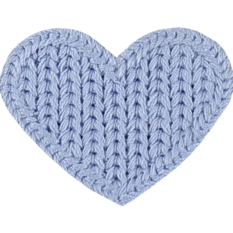 Аппликации в виде сердца для детской одежды шапки обуви нашивок шитья декора