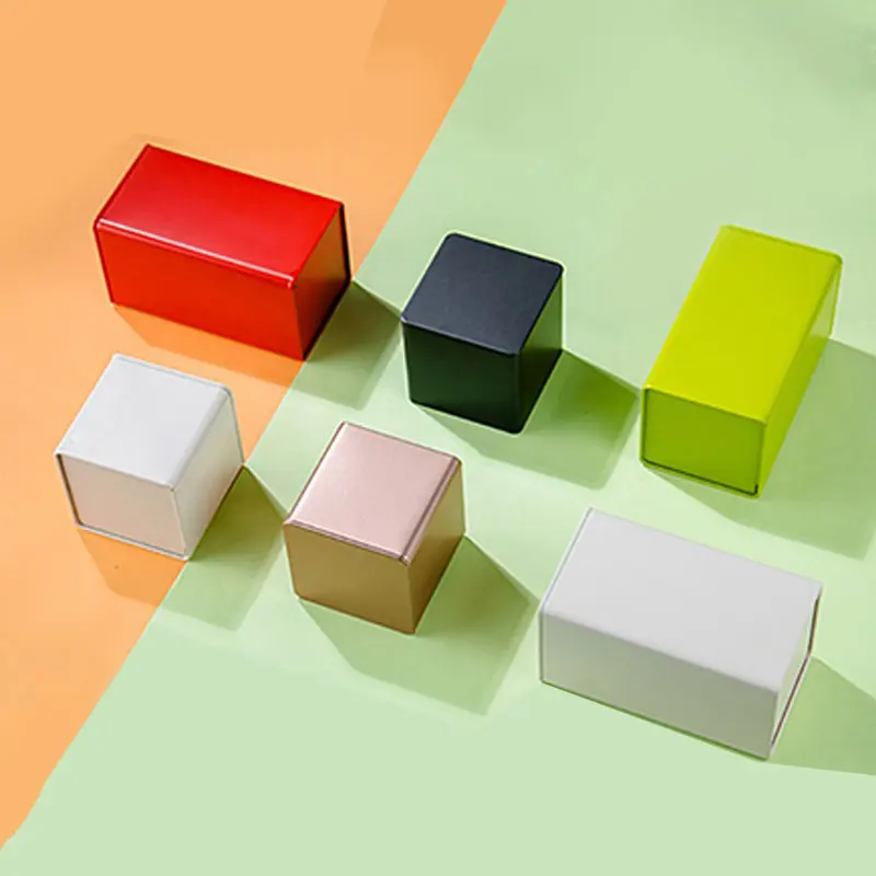 

Tea box Packaging Cans Iron General Square Cans Dahongpao Green Tea Loose Tea Packaging