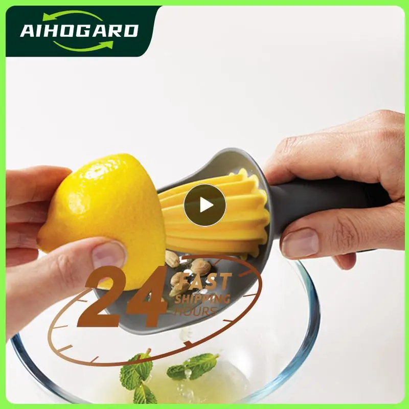 Соковыжималка для апельсинового лимонного сока пластиковая удобная ручная
