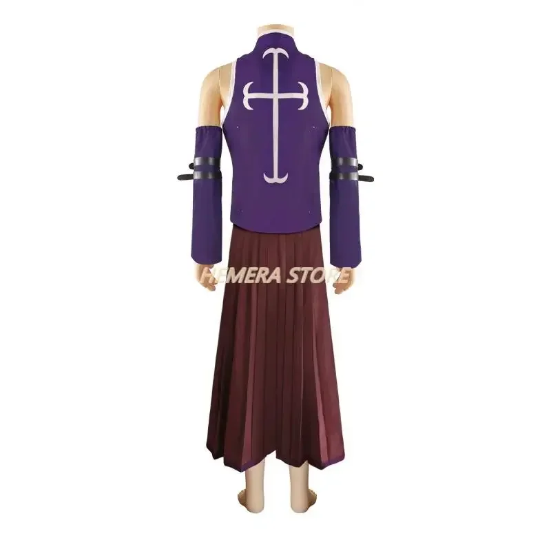 Женский костюм для косплея из аниме серое пальто Fullbuster юбка аксессуары парик