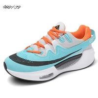 men sneakers casual fashion mesh breathable height increased platform shoes trend cool hollow arch foot technology running shoes