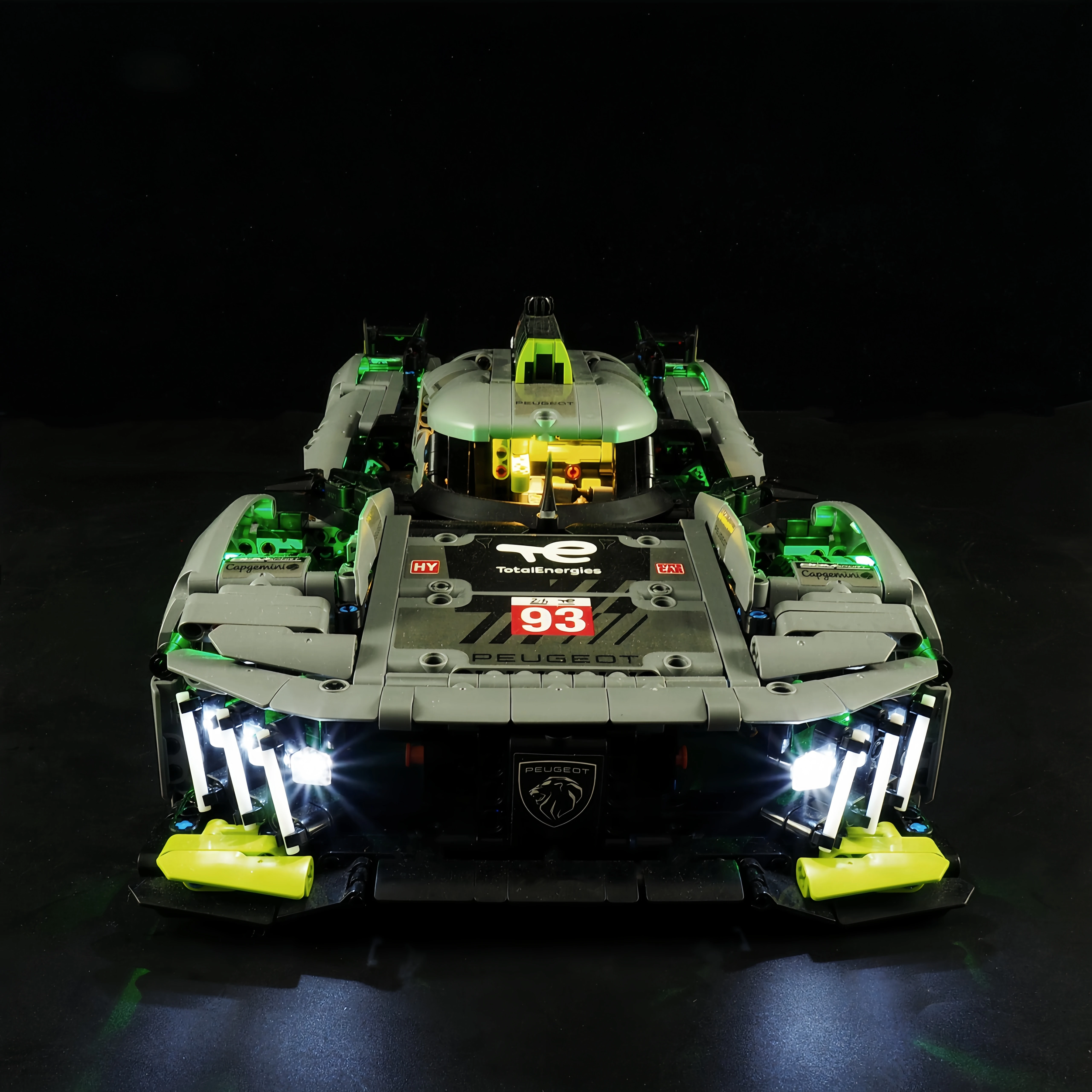 Светодиодные фонари Hprosper для Technic 42156 Peugeot 9X8 24H Le Mans Hybrid Hypercar Racing Car