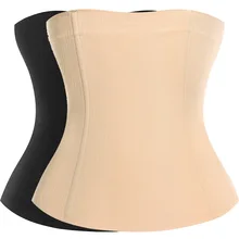 Corpo shapers mulheres sem costura mais tamanho faja postparto shapewear cintura formadora corpo shaper emagrecimento corset controle de barriga (4)