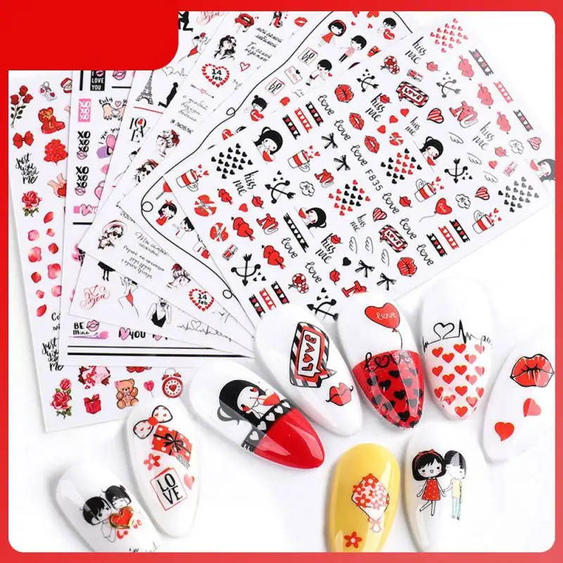 

Наклейки для ногтей в смешанном стиле, простота в эксплуатации, английский стиль, не токсичные и без запаха наклейки для маникюра, 3g, новинка