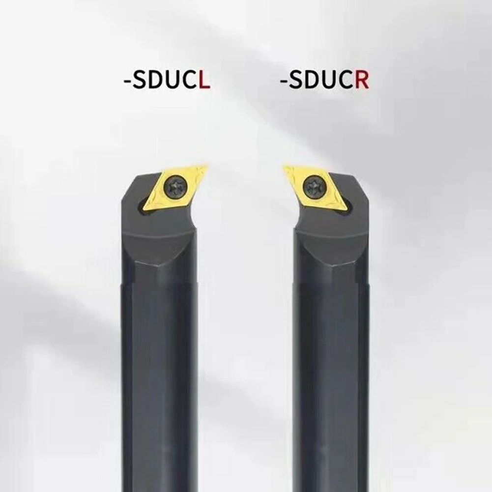 

Durable Practical Useful Brand New Turning Tool Holder Insert Blades M4 X8 Replacement S20R-SDUCR11 200mm Shank