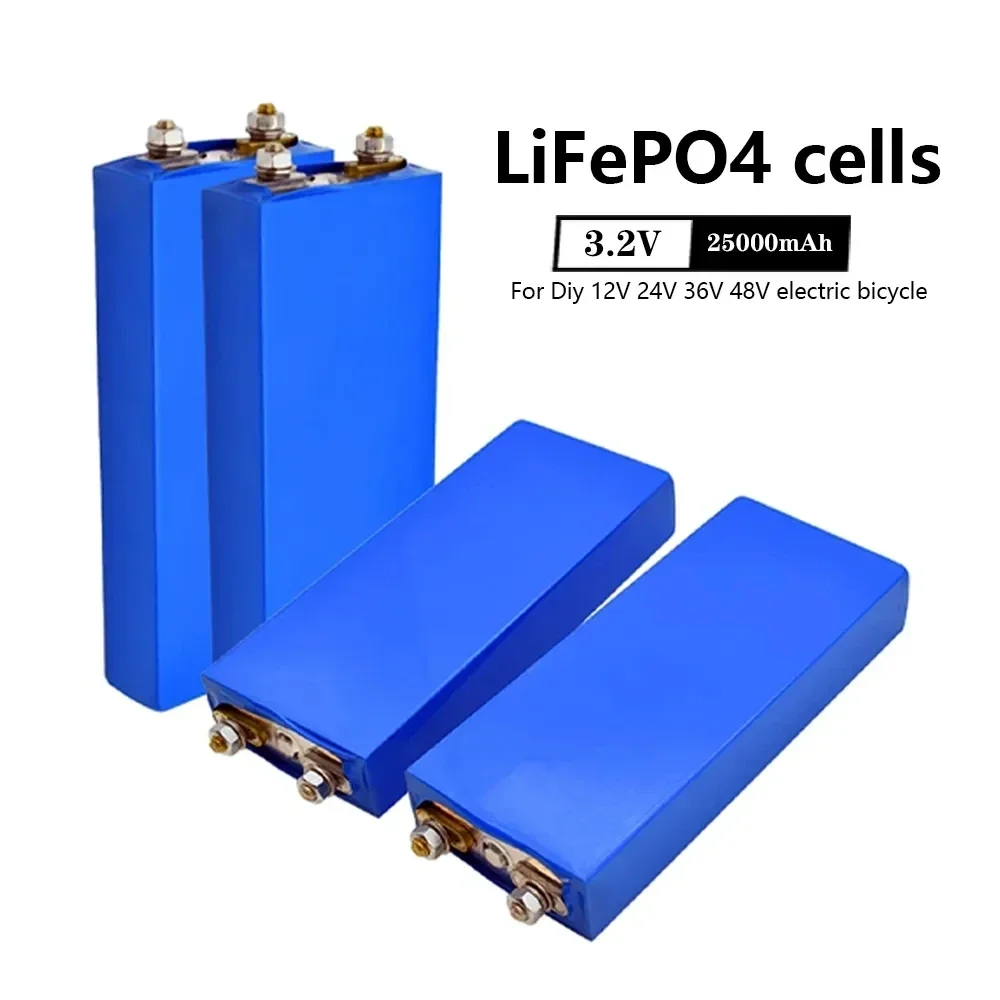 

New popular 3.2V 25000mAh 25Ah lithium ferrous phosphate powerful large single cell battery suitable for electric scooters