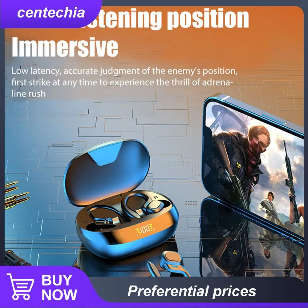 

Touch Control Headset Magnetic Attraction Transmission Distance 10m Wireless Headset Stereo Surround Sound