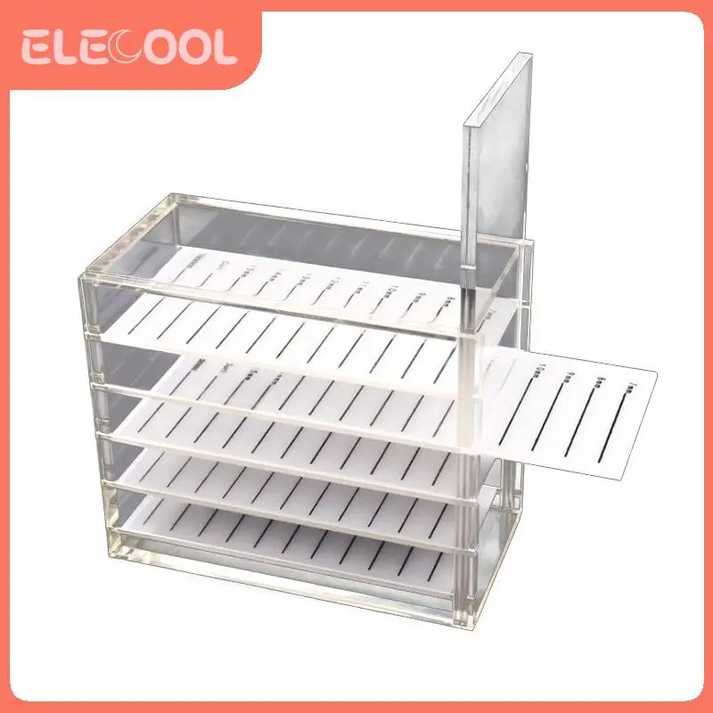 

Valse Wimpers Opbergdoos 5 Lagen Acryl Pallet Lash Houder Voor Wimper Extension Individuele Lash Volume Display Stand Tools