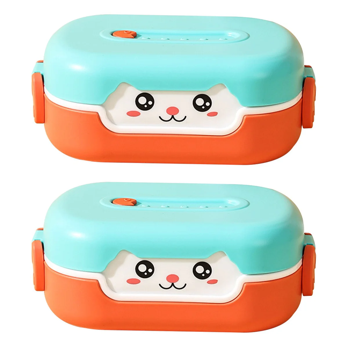 

2pcs Household Bento Box Portable Multi-function Meal Box Lunch Accessory