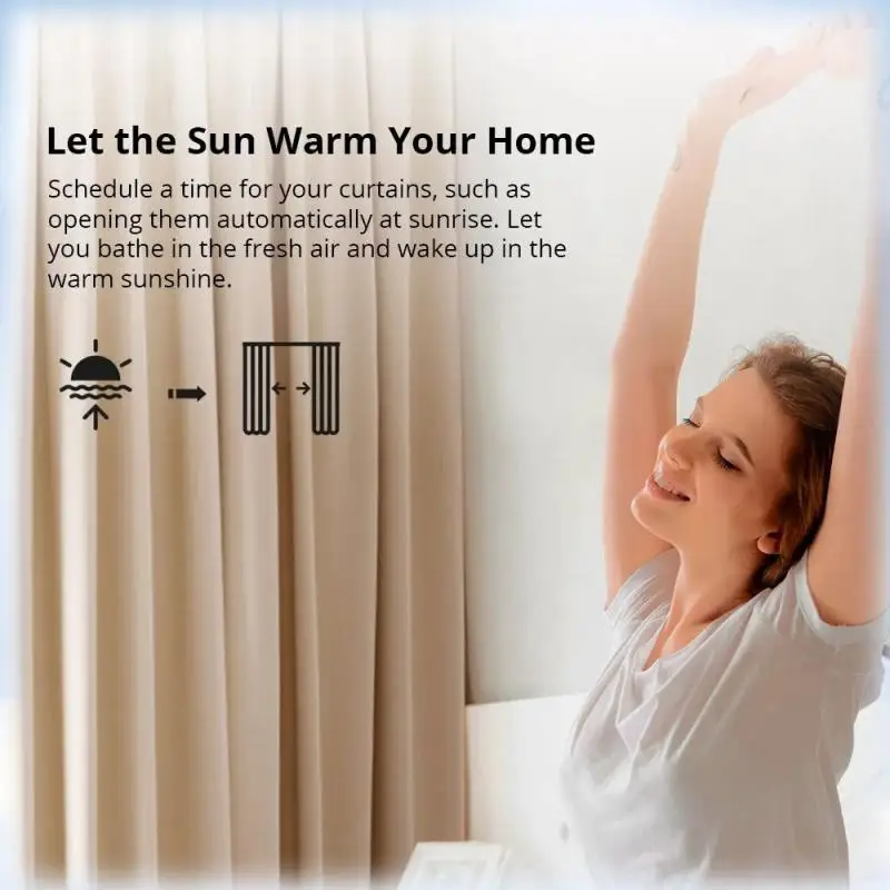 Умный двигатель для штор SONOFF Zigbee 5 В/1 А бесступенчатый с дистанционным