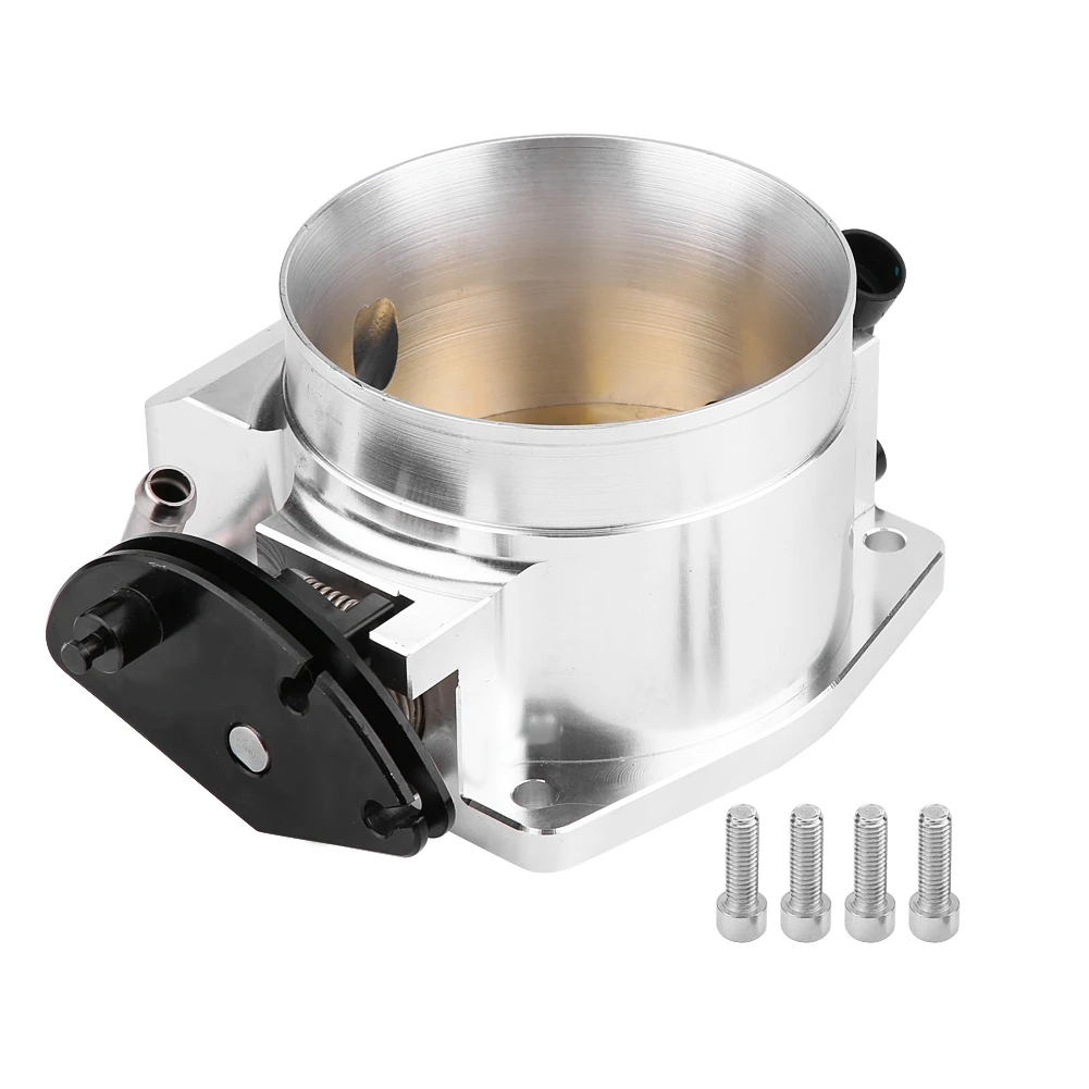 

Aluminum Alloy 102mm Throttle Body + Throttle Position Sensor Universal (Silver) Throttle Body