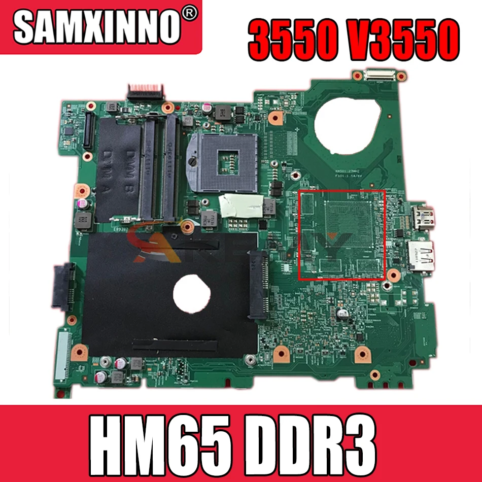 

Akemy 0Y0RGW Y0RGW для DELL VOSTRO 3550 V3550 материнская плата HM65 DDR3 Протестирована