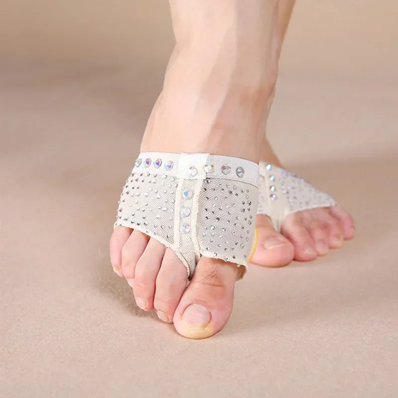 Новая обувь для девочек полуподошва балетные танцевальные носки пуанты/носки