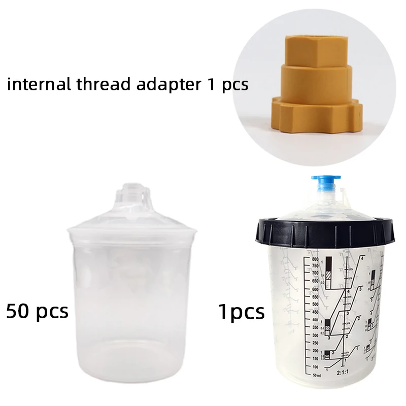 Автомобильный пистолет-распылитель верхняя банка краски без очистки 800 мл со