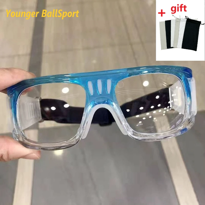 2022 Myopia Basketball Glasses Sport Eyewear Football Gradient Anti-Collision Glasses Removable Training Goggles Cycling Glasses