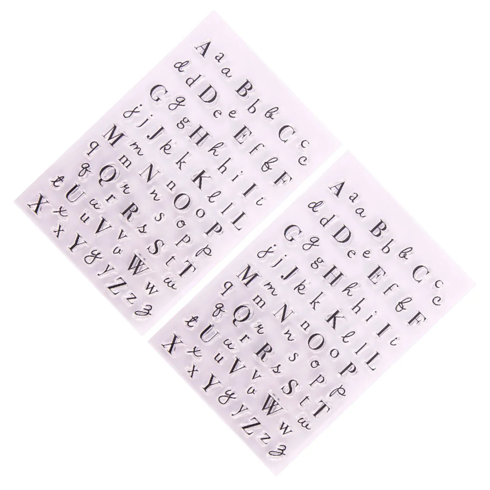 

Stamp Stamps Seal Tpr Transparent Clear Scrapbooking Journaling Embellishment Sticker Alphabet Scrapbook Crafts Letters Silicone
