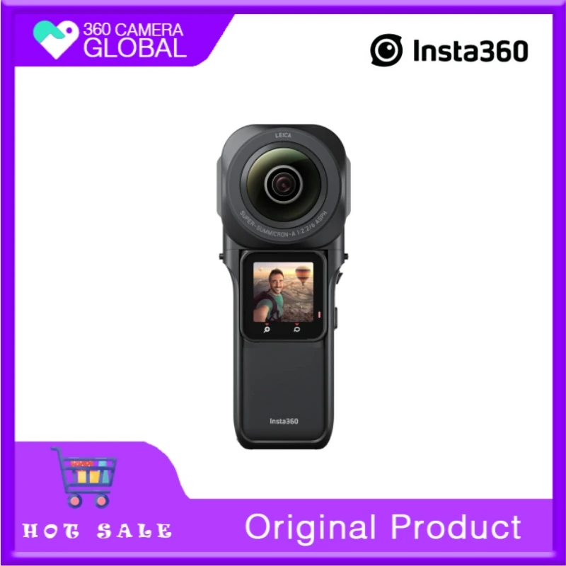 Фото Insta360 ONE RS 1-дюймовый выход 360 — 6K 360 с двумя 1-дюймовыми датчиками, совместный с Leica, FlowState Sta №1
