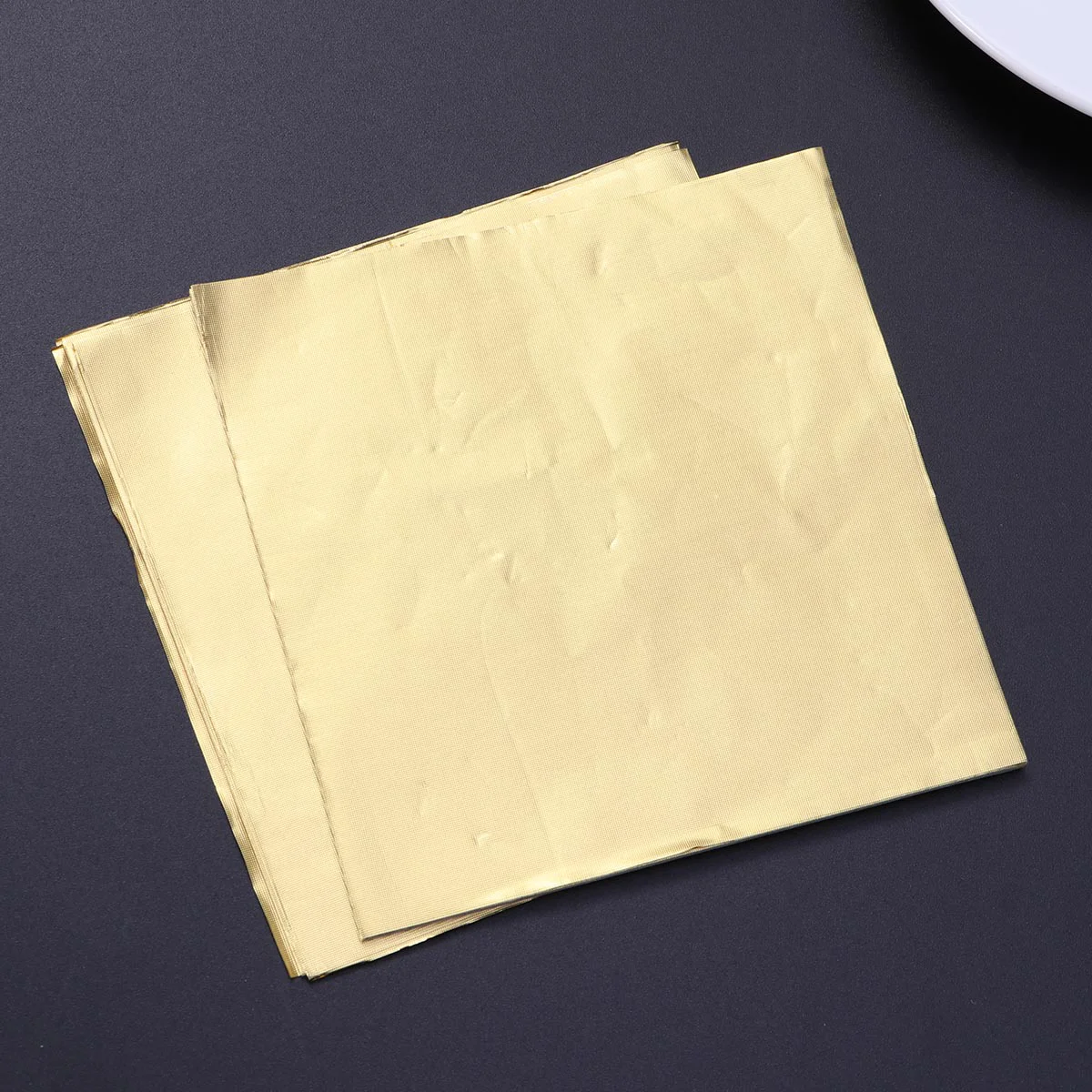 

300pcs/pack Chocolate Wrapping Paper Aluminium Wrapping Paper Paper for Candy Gold Leaf Flakes