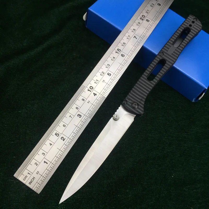 

New 440C Steel Nylon Glass Fiber Handle Camping Tactical Folding Knife Edge Adventure Survival Pocket Knife EDC Playing Knife
