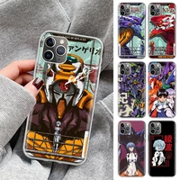 anime evangelions eva phone case for apple iphone 11 13 12 pro xs max xr x 7 8 6 6s plus mini 5 5s se soft back shell cover coqu