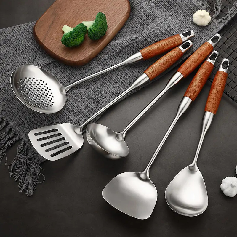 

High quality kitchen cooking tools cooking cookware soup spoon colander spatula spatula draining spoon frying shovel rice spoon