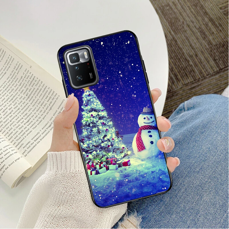 Новогодний чехол для Xiaomi Redmi note 13 12S 12 Pro 11S 11 10 10S 10C 9C 13C