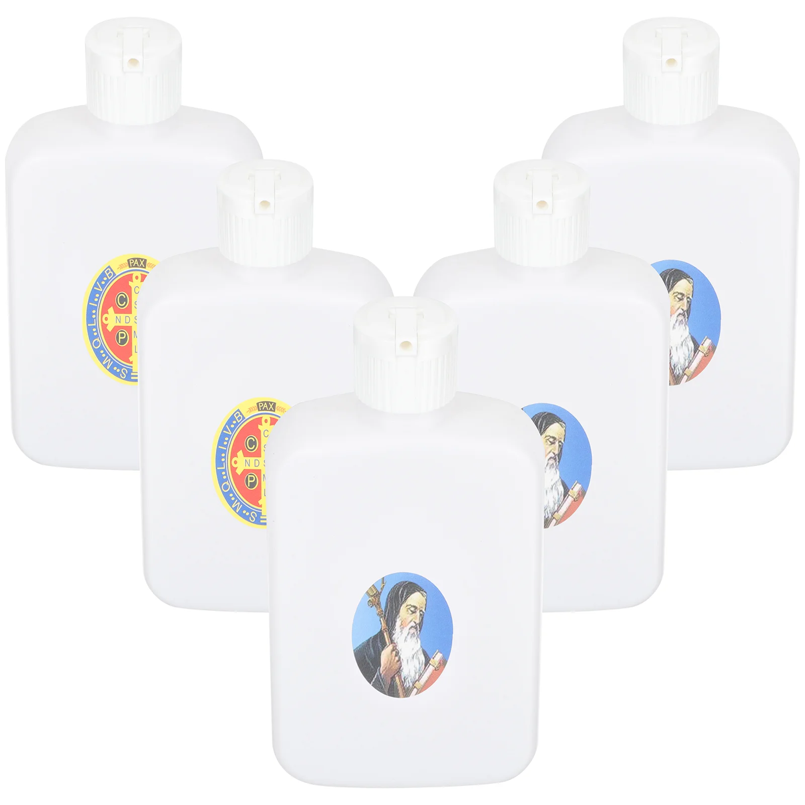 

6 Pcs Holy Water Bottle Decoration Home Little Bottles Cover Refillable Water Bottle Set Party Favors Small Bottles
