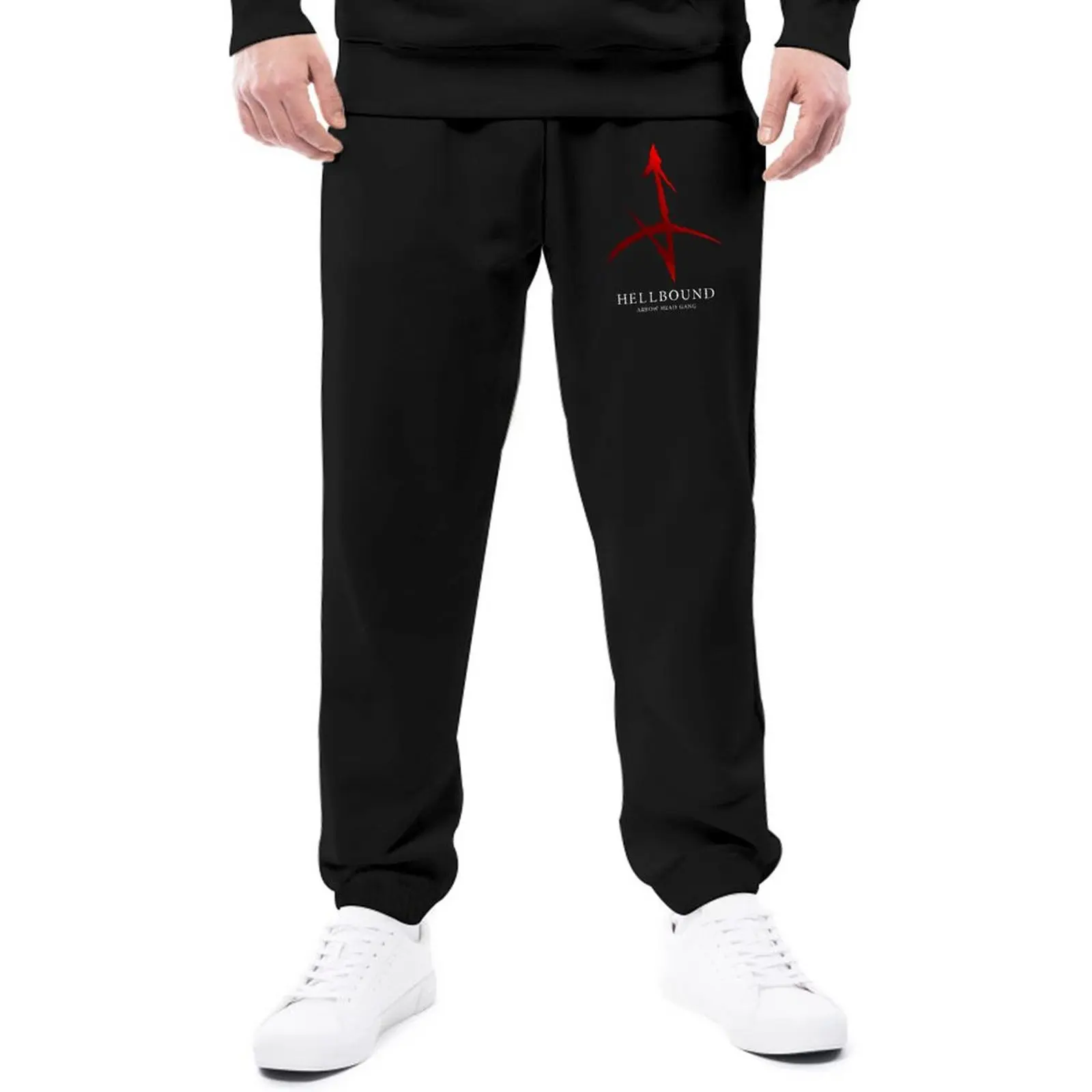 

Hellbound Bloody Arrowheads Symbol Jogger Pants Couple Scary Kdrama Street Wear Tracksuit Vintage Graphic Sweatpants Big Size