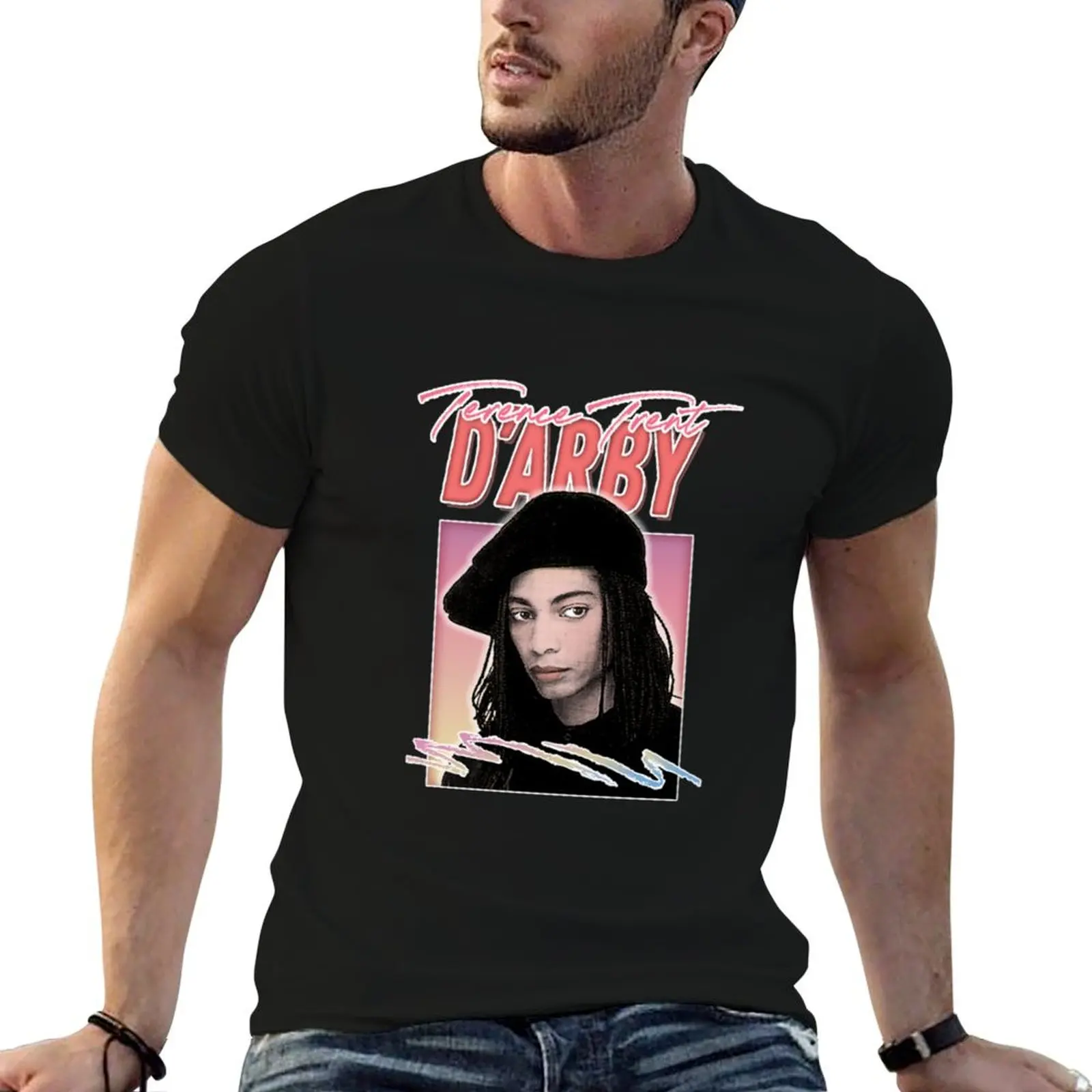 Фото Футболка Terence Trent D'Arby, мужская футболка с графическим принтом в стиле аниме, дизайнерская футболка для мужчин №1