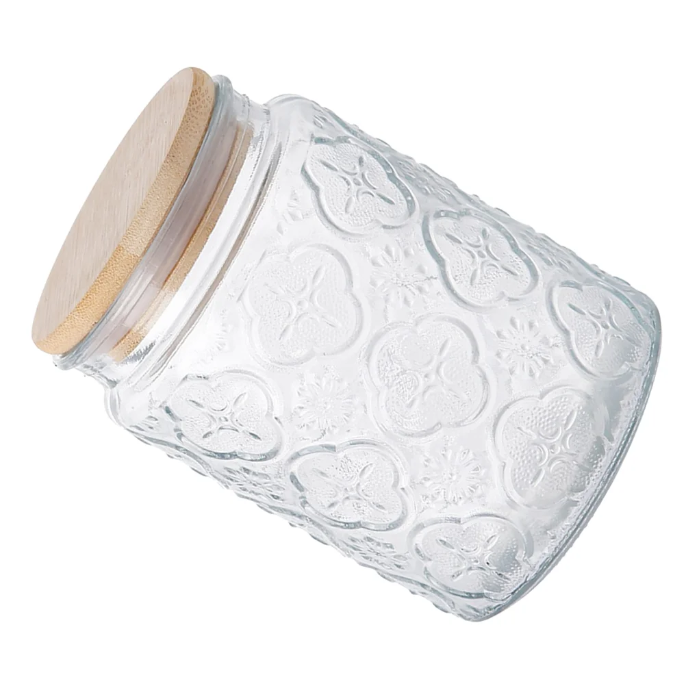 

Jarstorage Jars Airtight Canning Coffee Clear Sealed Pot Lid Canisternutpreserving Sealable Sugar Desktop Empty Mason Dry